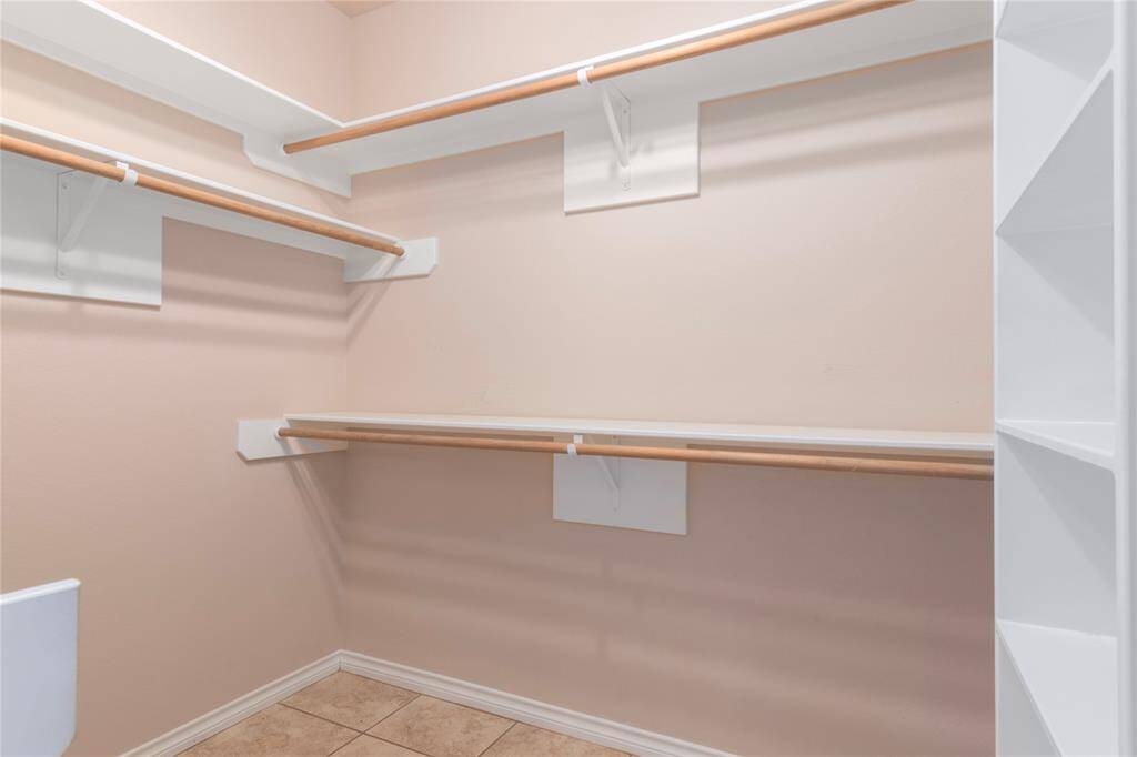 Master with walk in closet.