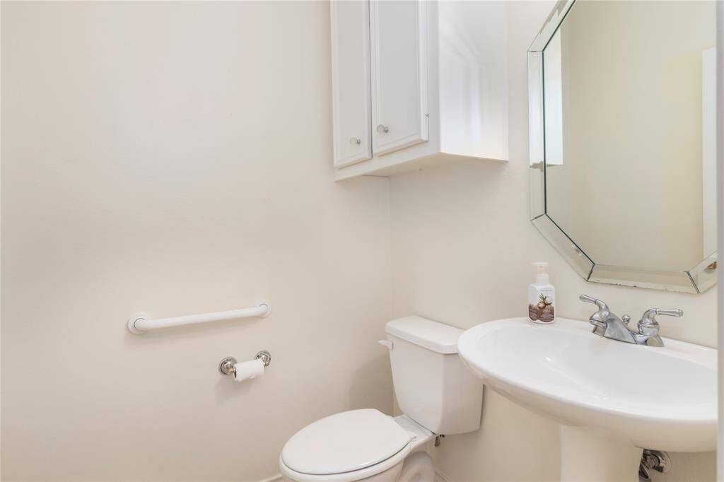 Half bathroom.