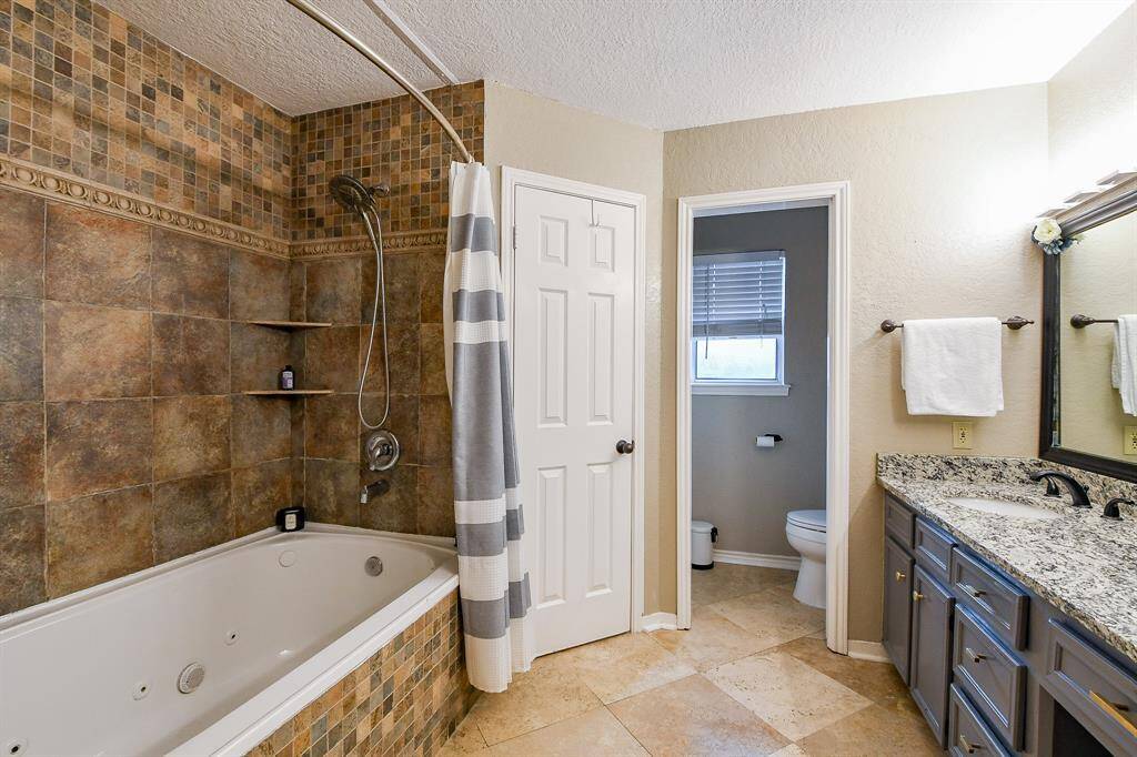Dual sinks and separate water closet