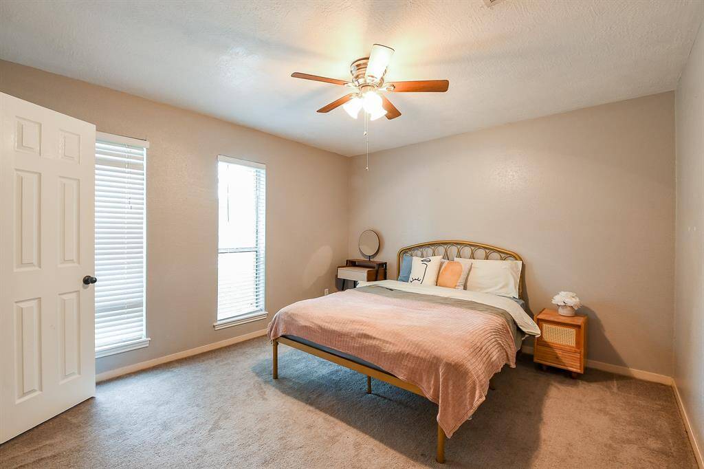 Bedroom #3 on front of the house with large closet space