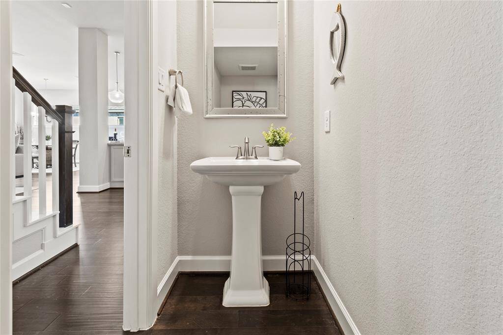 1/2 Bath Under the Stairs