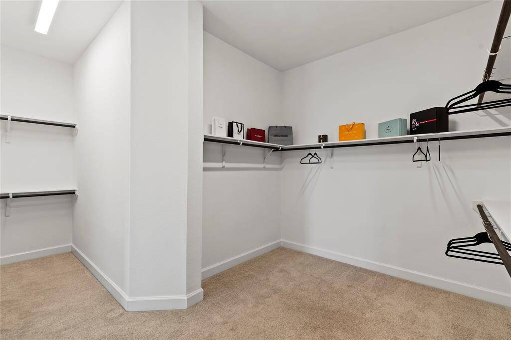 Primary Room walk in closet
