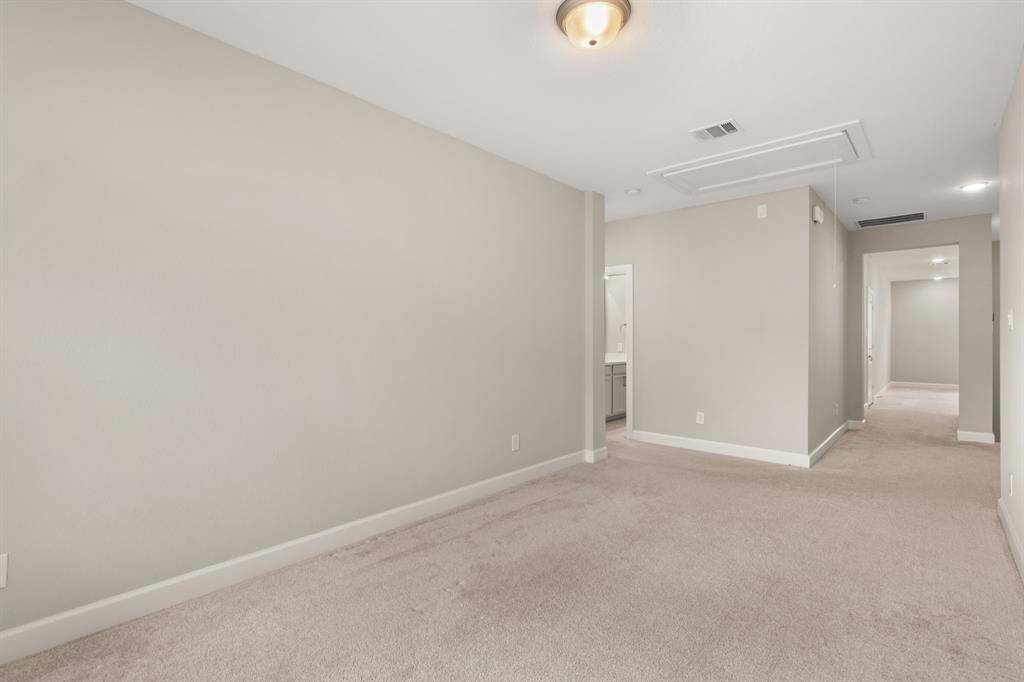 Bonus room side view