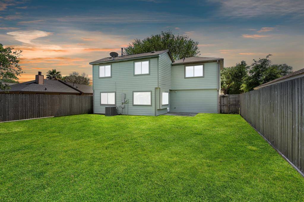 Twilight view of the home.