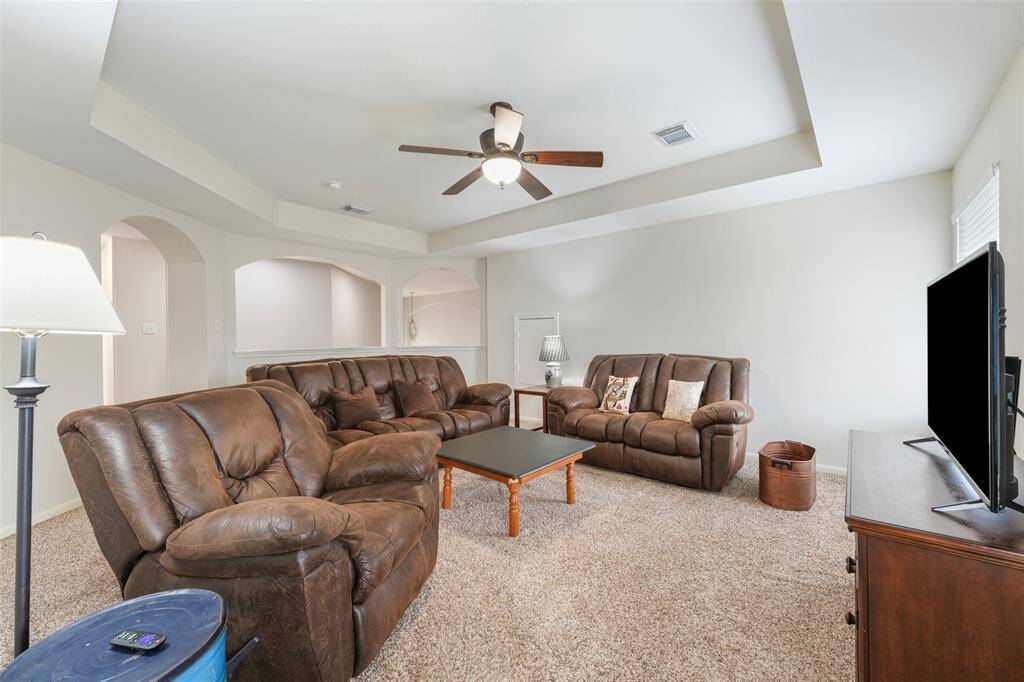 Upstairs game room