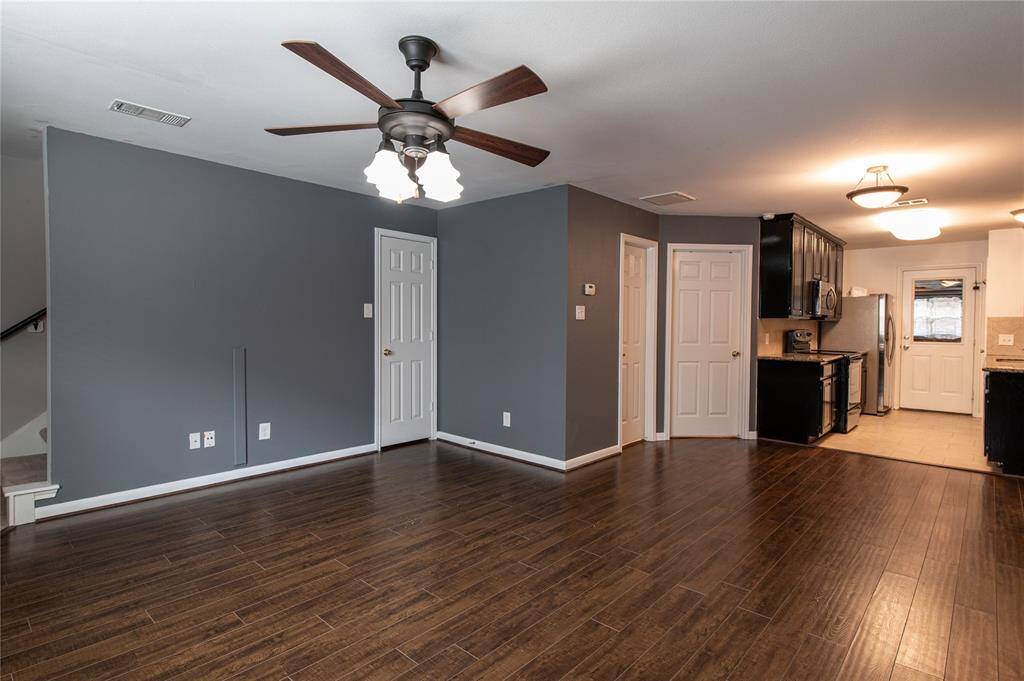 Living Room open to Kitchen