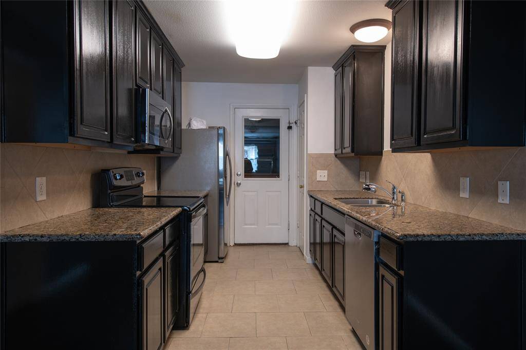 Kitchen with Granite Counters