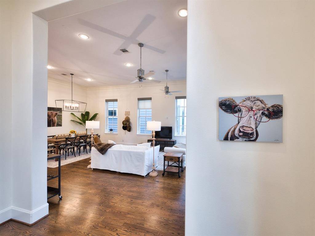 Just off the landing as you arrive to the second floor, the spacious living area awaits.