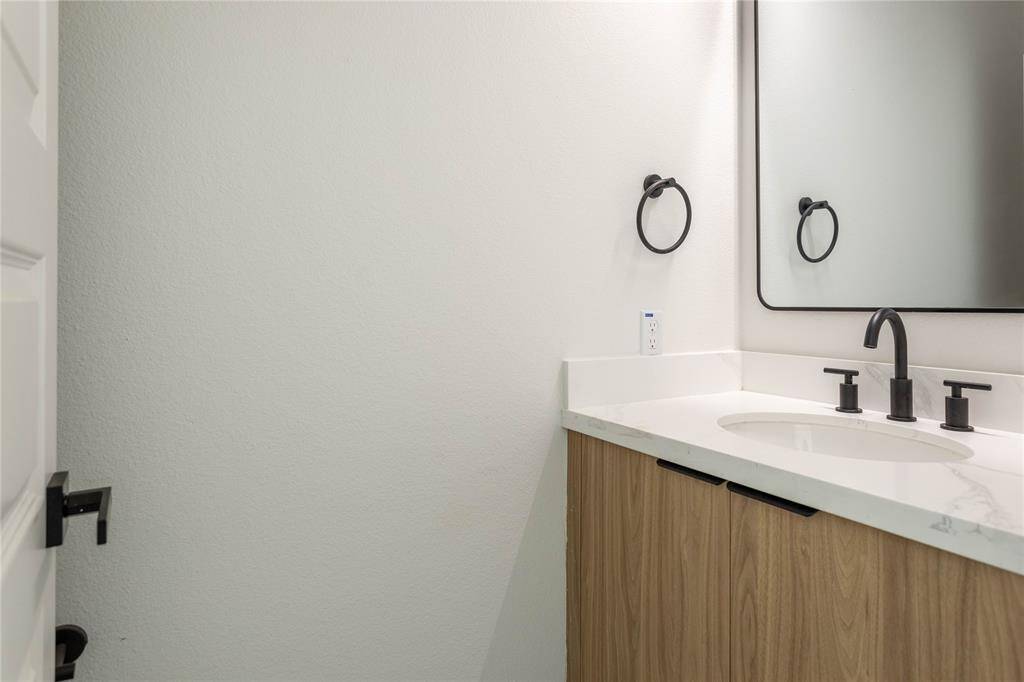Second floor half bath