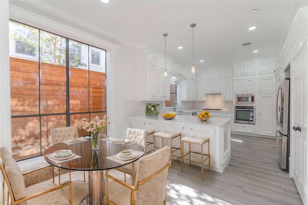 Home's Breakfast Nook Off Formal Dining Area.