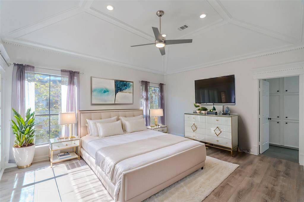 Upgraded Flooring: Sleek, Modern Floors Enhance The Room’s Luxurious Feel. Natural Light With Large Windows That Fill The Space With Soft, Inviting Light.