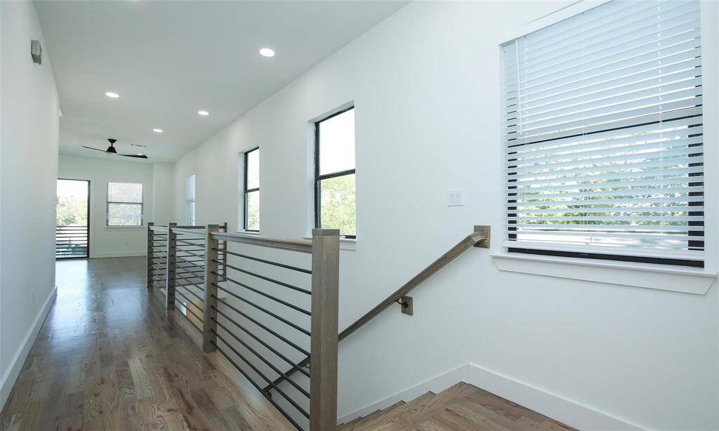 View of the larger secondary bedroom on the second floor,