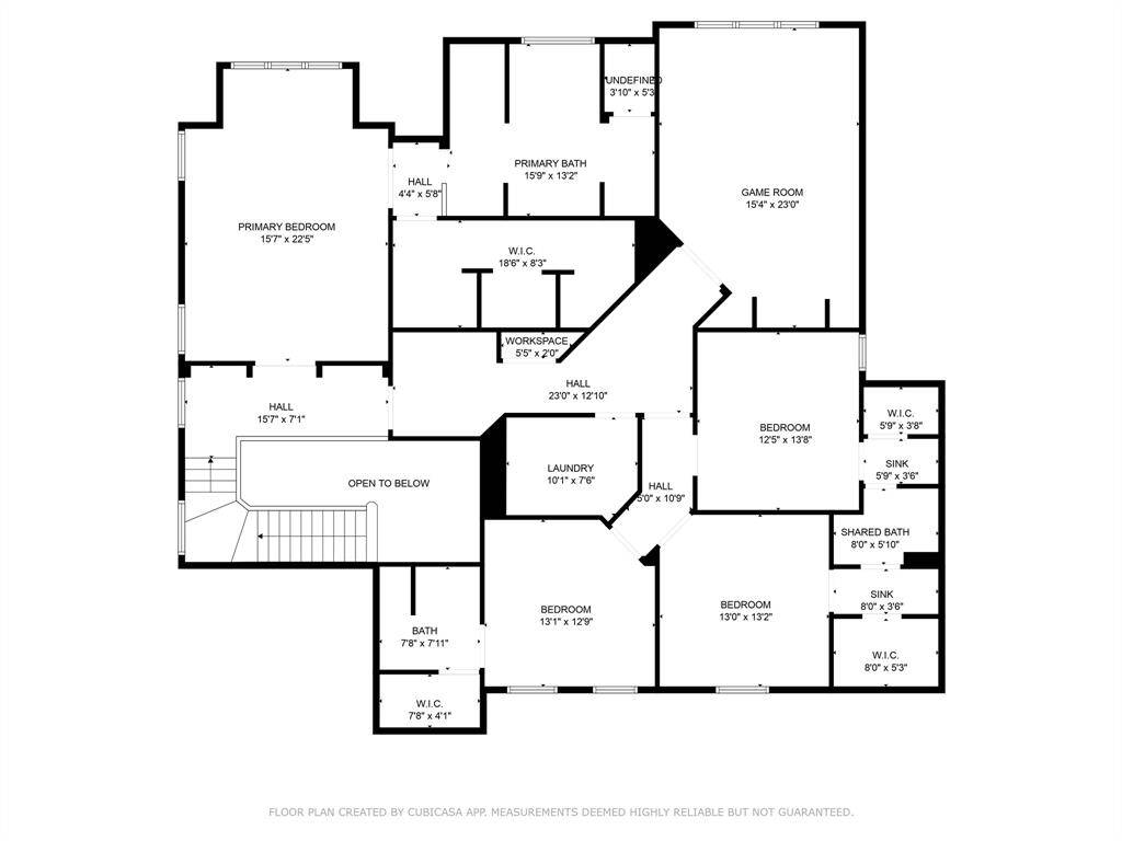 The 2nd floor houses a gameroom, utility room and 4 bedrooms.
