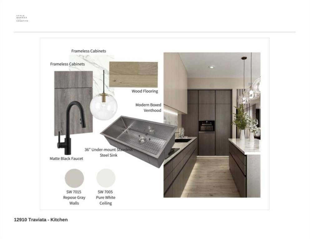 Kitchen finishes