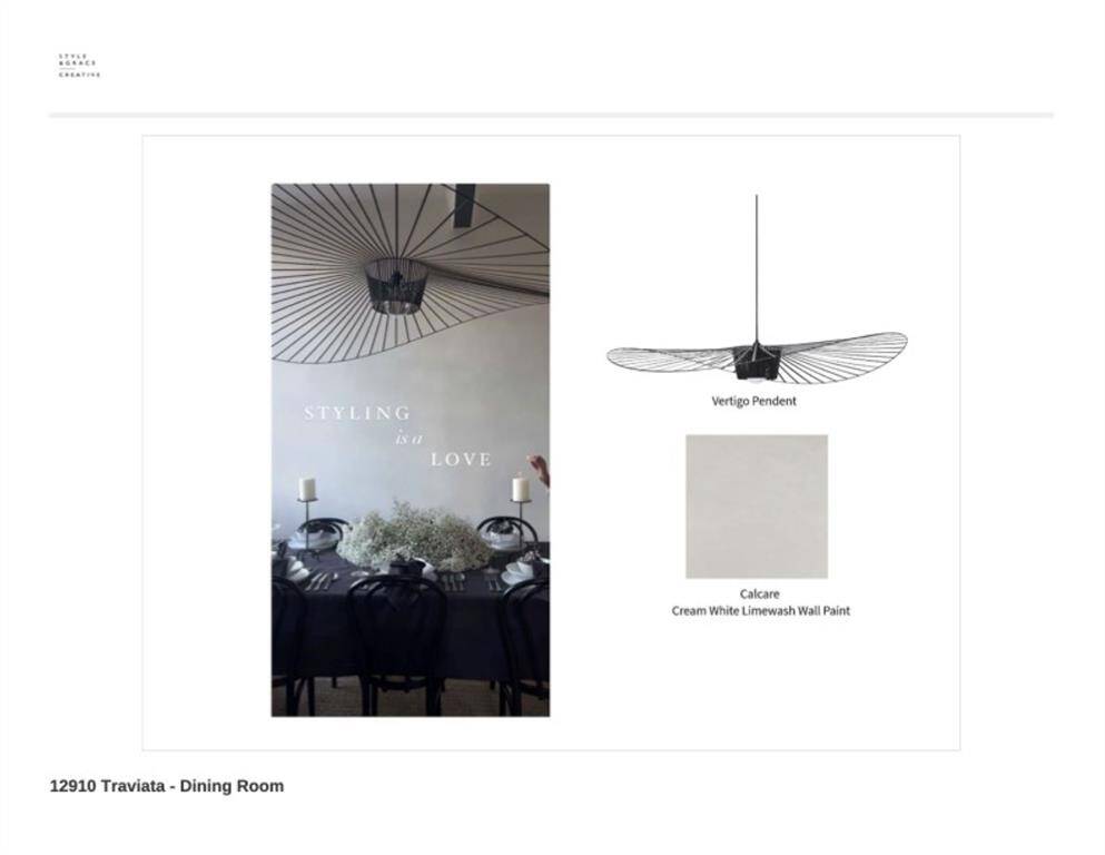 Dining room selections