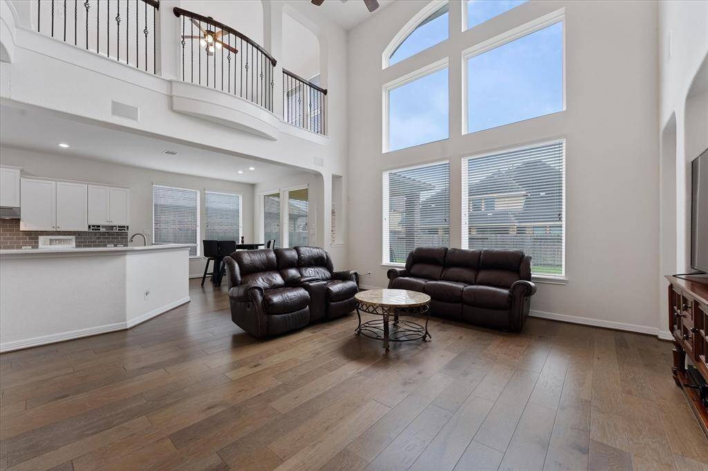 Large windows allow tons of natural light in the living areas