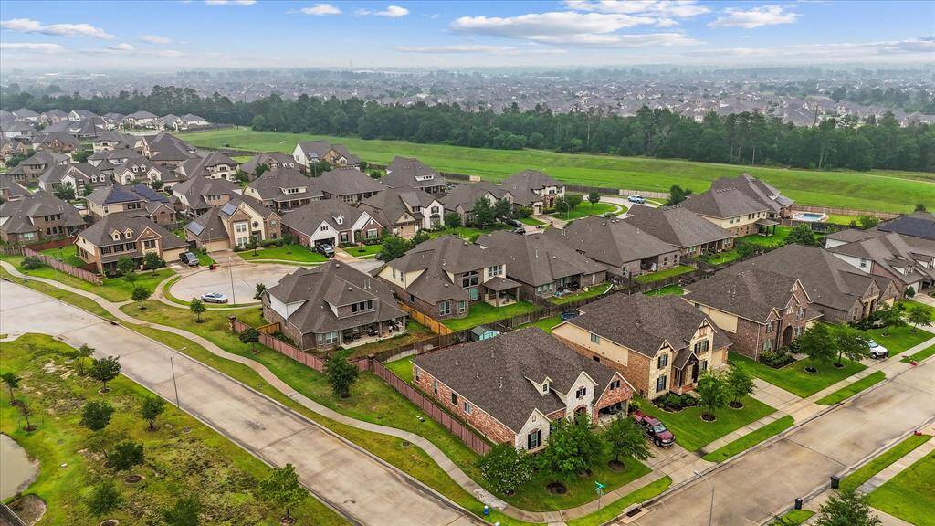 Aerial view of the community