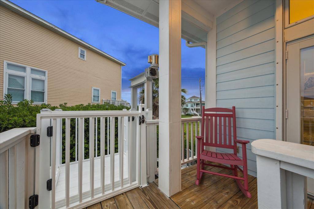 Exterior lift for ease of bringing up groceries and other items