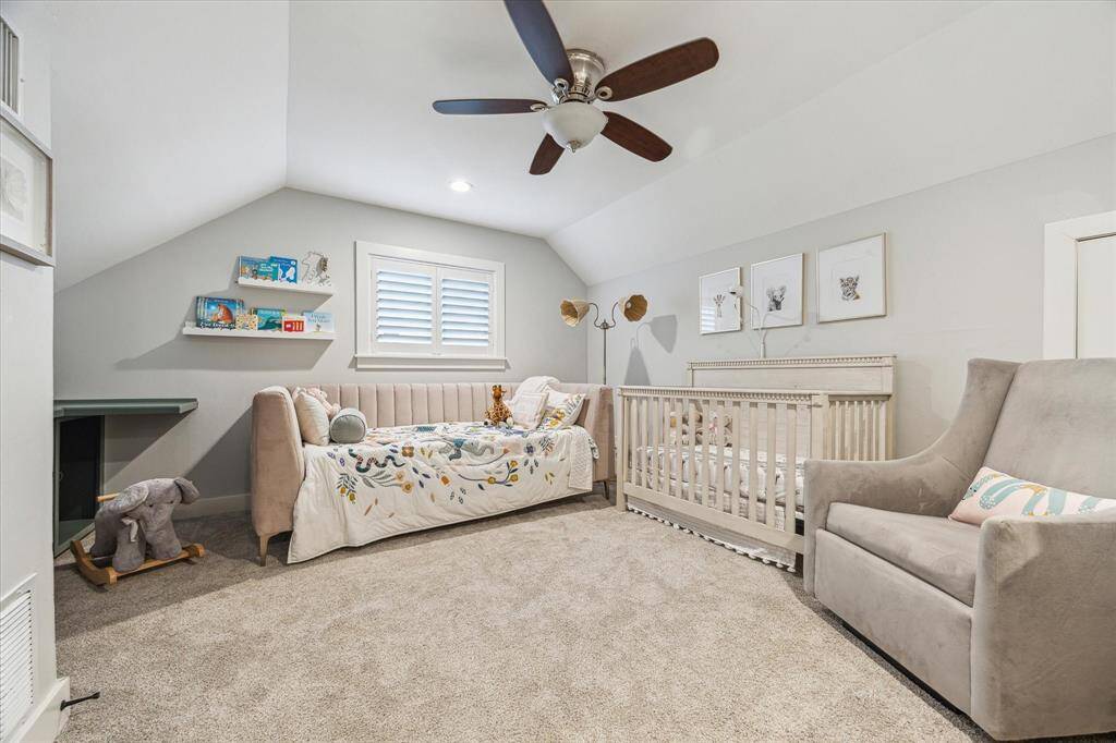 A fourth bedroom can be used for a nursery or guestroom.