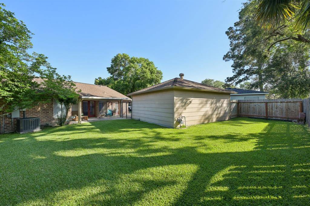 Huge backyard!