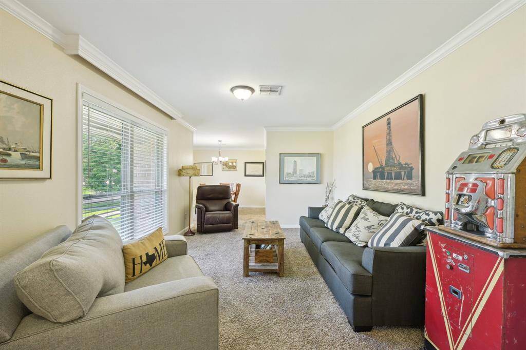 Front living room and dining!