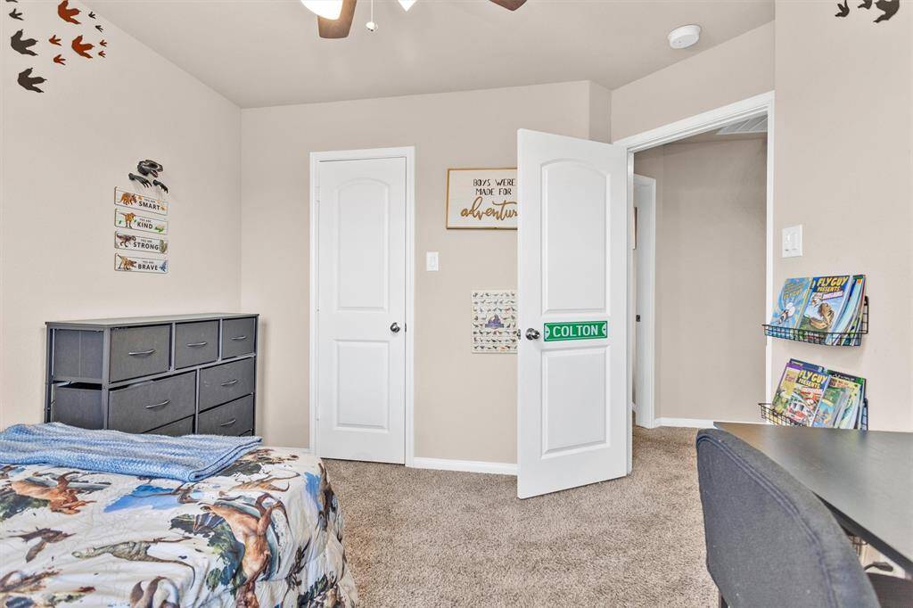 Four Bedrooms offers great flex space to use for family, guests or even a home office or work-out space!
