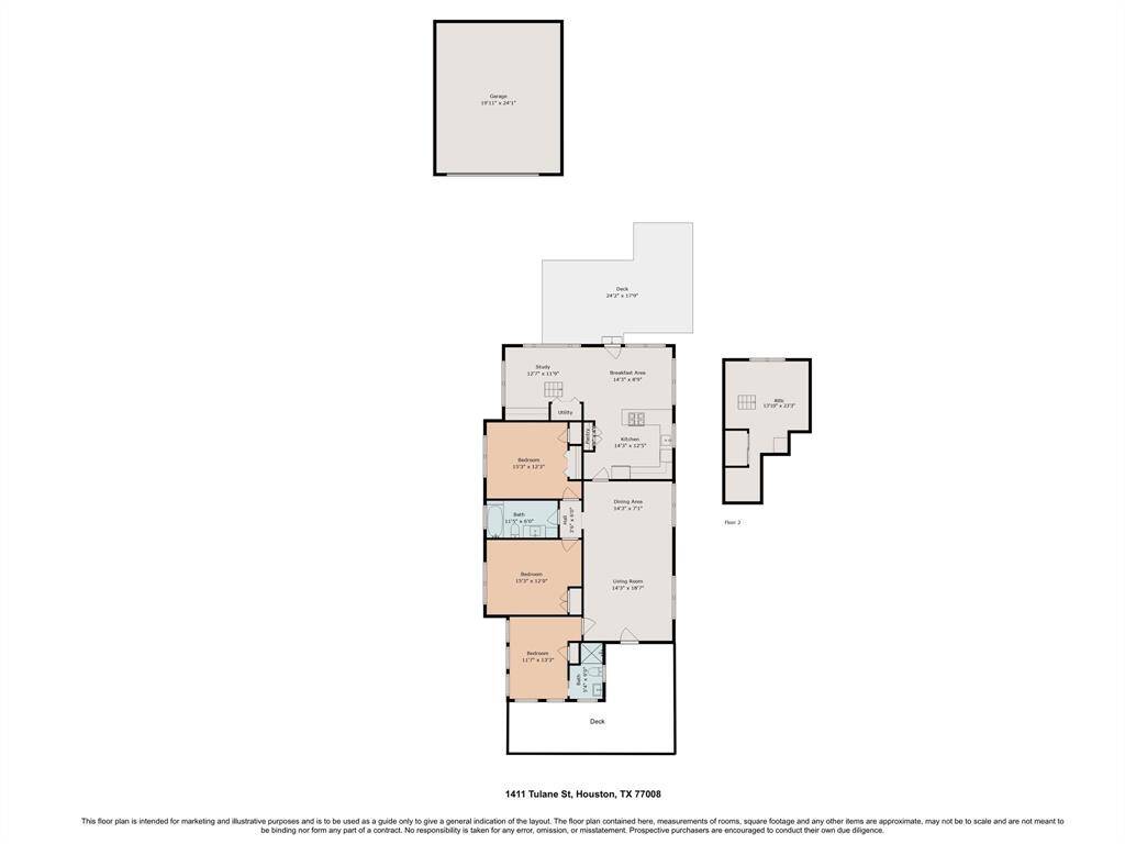 Floor plan- for marketing purposes only. Buyer to verify dimensions and accuracy.