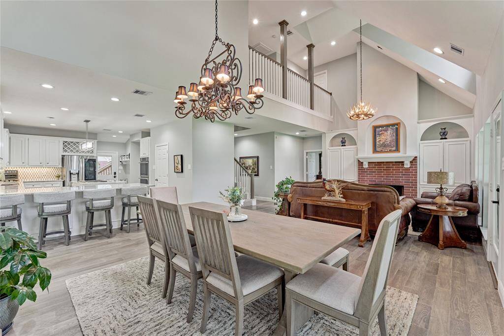 Open floor plan is perfect for entertaining