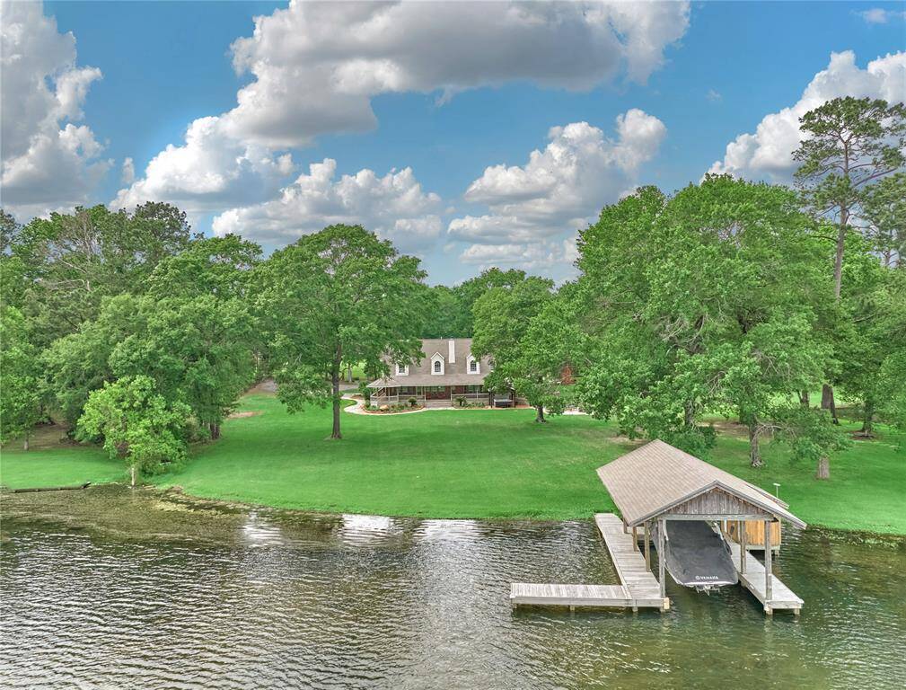 Water view from Lake Conroe