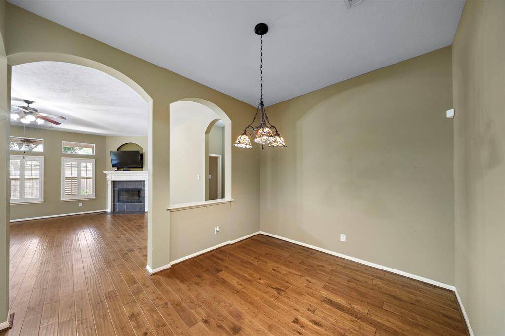Formal Dining room is a great size for many to gather!