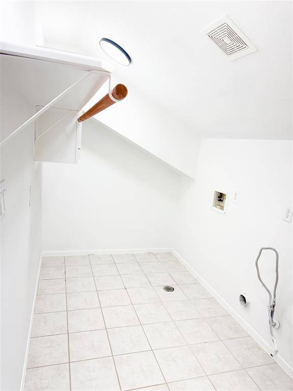 Upstairs utility room.