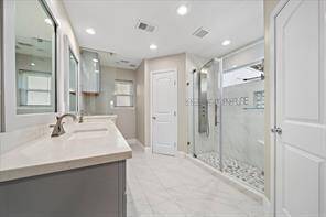 Beautiful Walk in Shower!