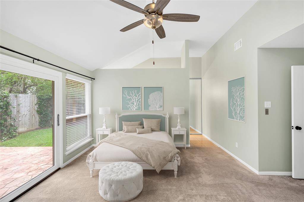 Just off the patio is your spa-inspired primary suite.