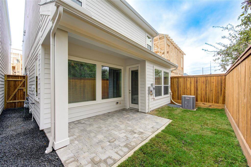 The backyard at 16032 Mason Run is designed for easy outdoor living with minimal upkeep. Featuring a well-maintained lawn and thoughtful landscaping, this low-maintenance space allows you to enjoy the outdoors without the hassle of extensive yard work.