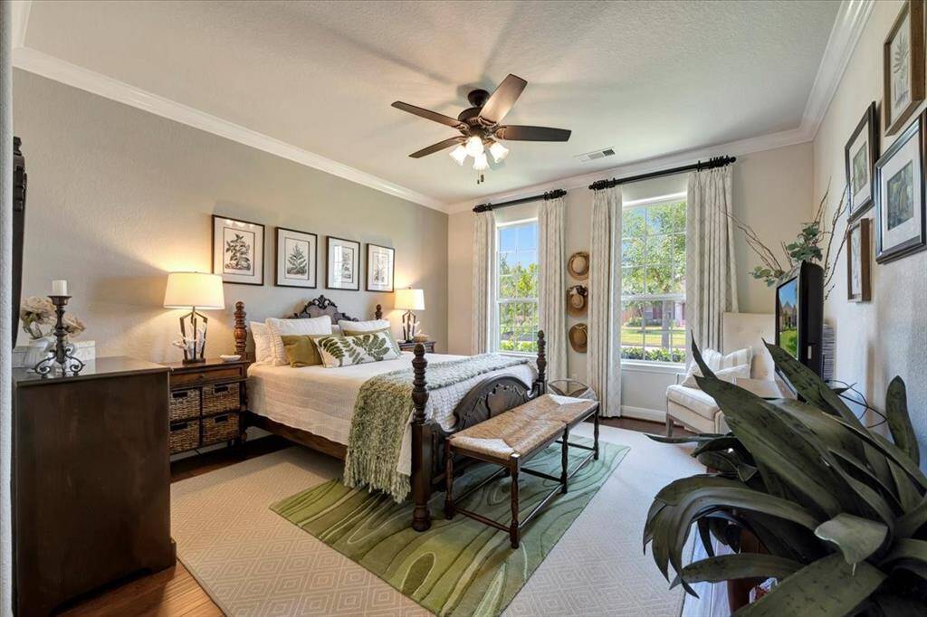 Front bedroom with private ensuite – ideal as a second primary suite or luxurious guest room.