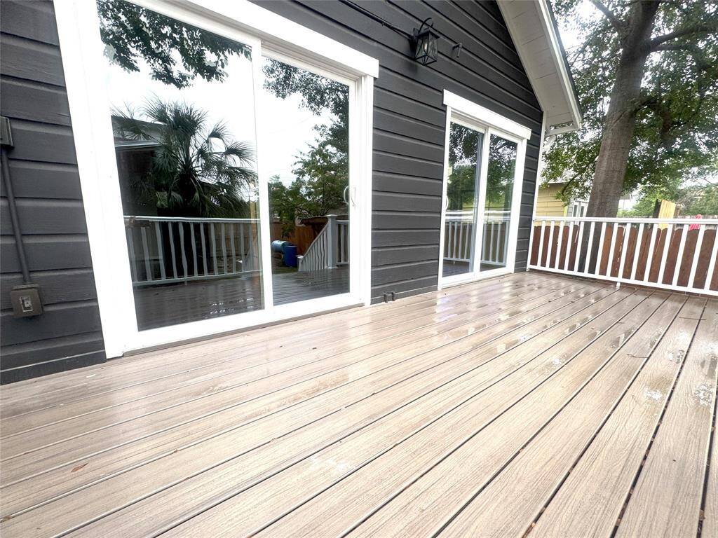 Bedrooms access to the spacious back yard.