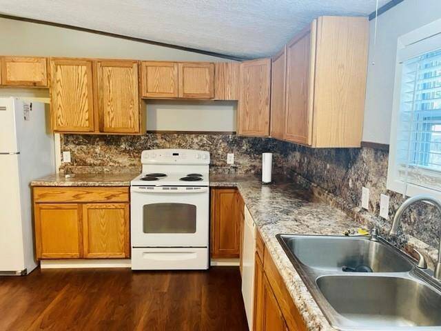 Ample storage cabinets and countertop space!