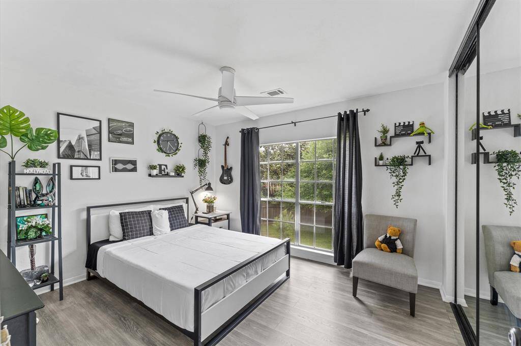 Three additional bedrooms plus an updated full bath provide flexibility for family or work-from-home needs