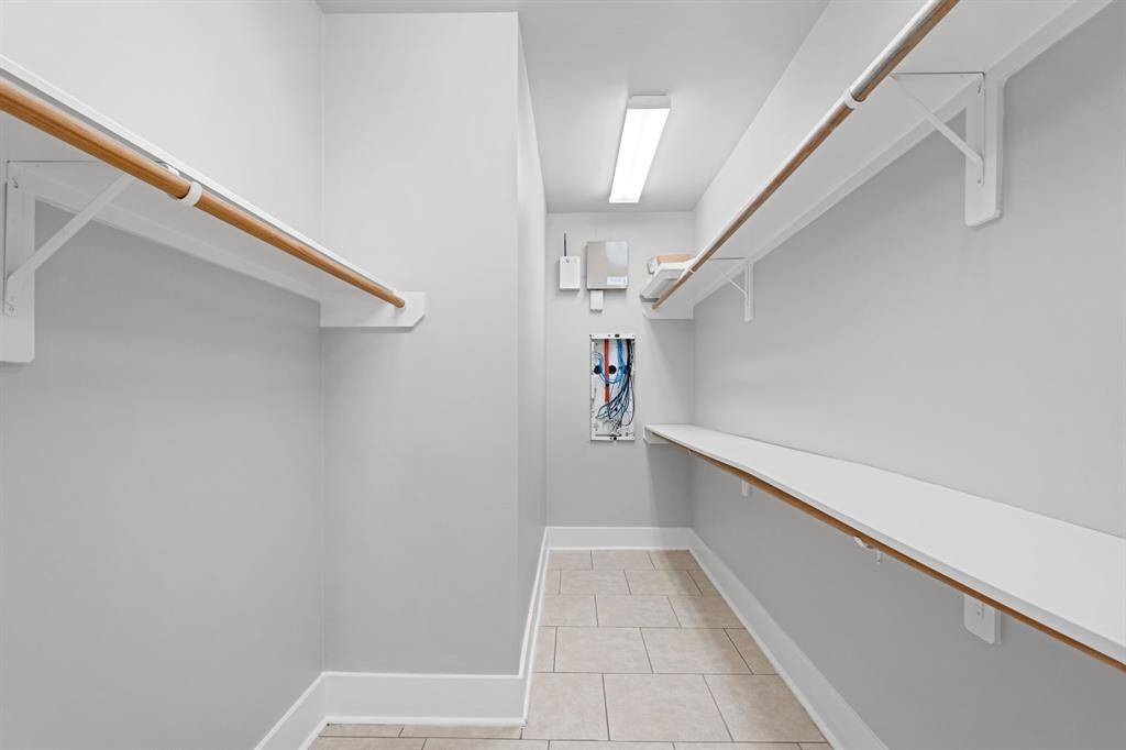 Primary closet