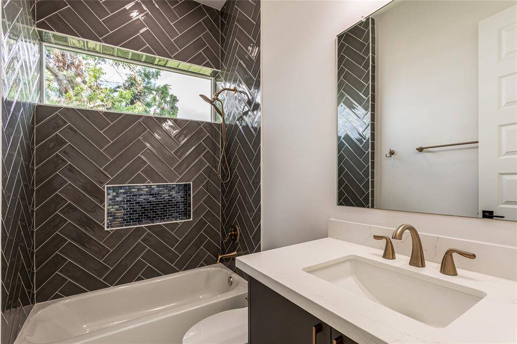 On suite bathroom