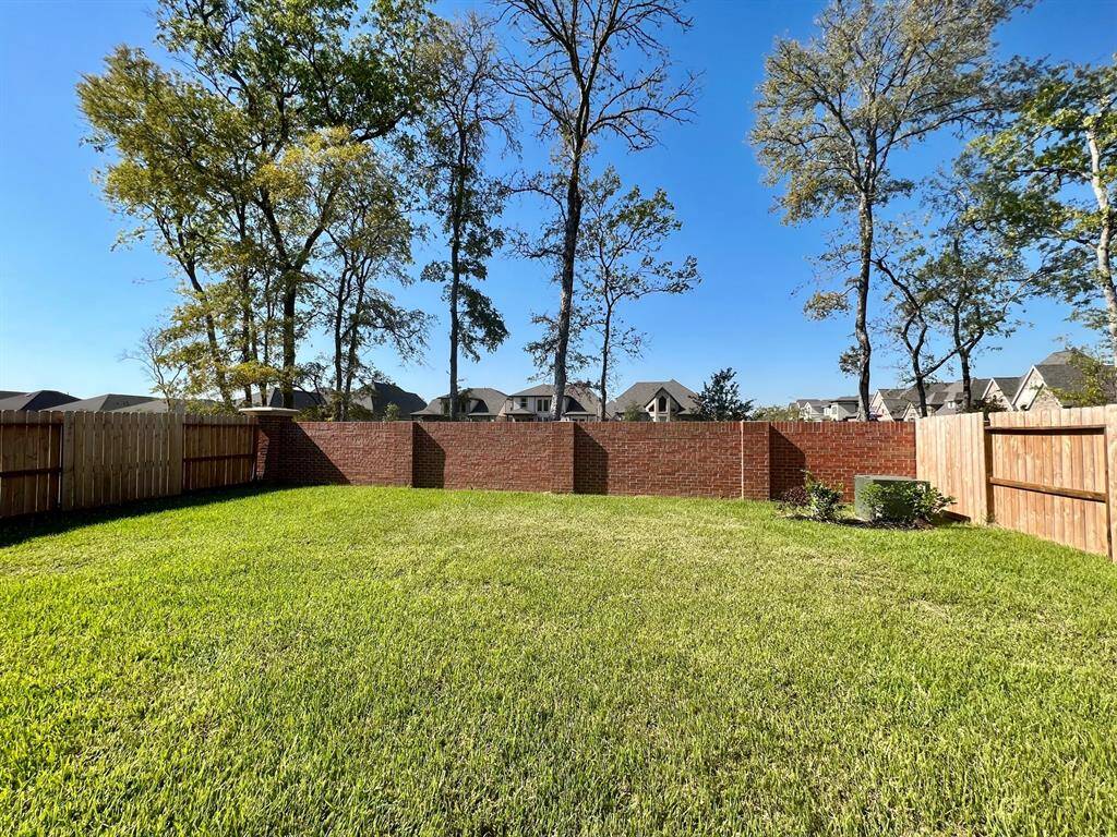 Hugh backyard with no neighbors
