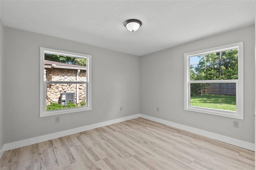 Bedroom #2 with 2 larger windows