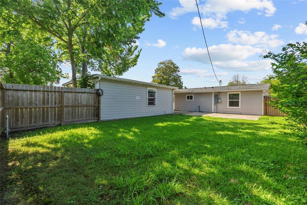 Backyard back view