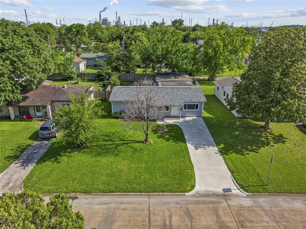 Drone shoot front view