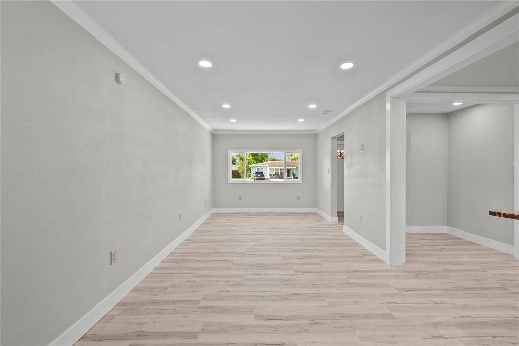 Back door view of Living Room