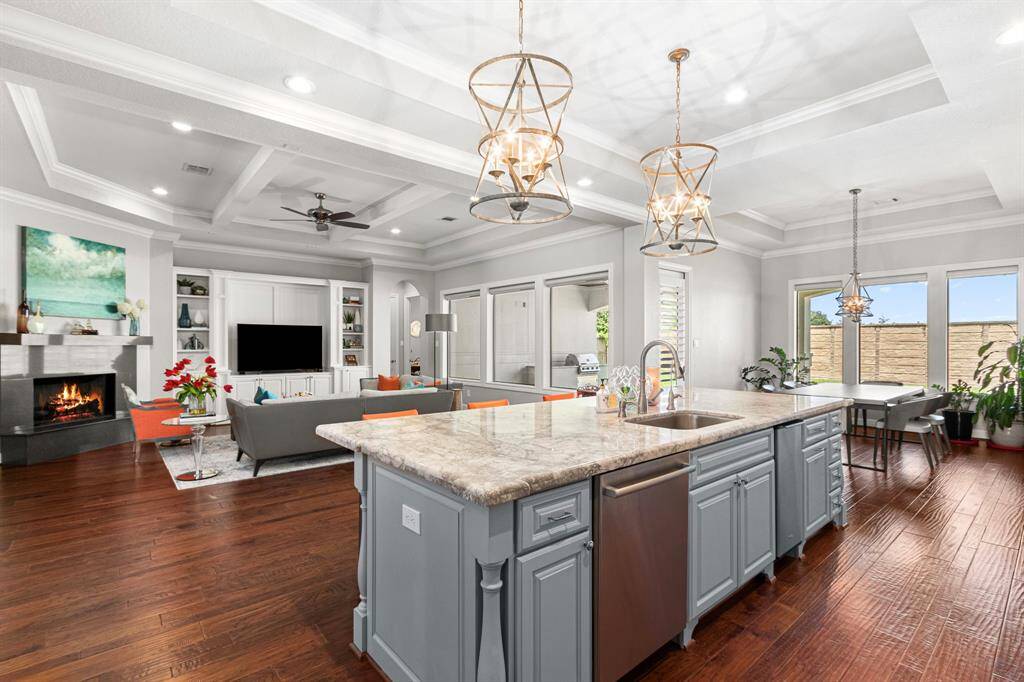 This large island is perfect for entertaining
