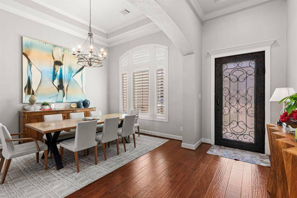 Dining room with stunning natural light