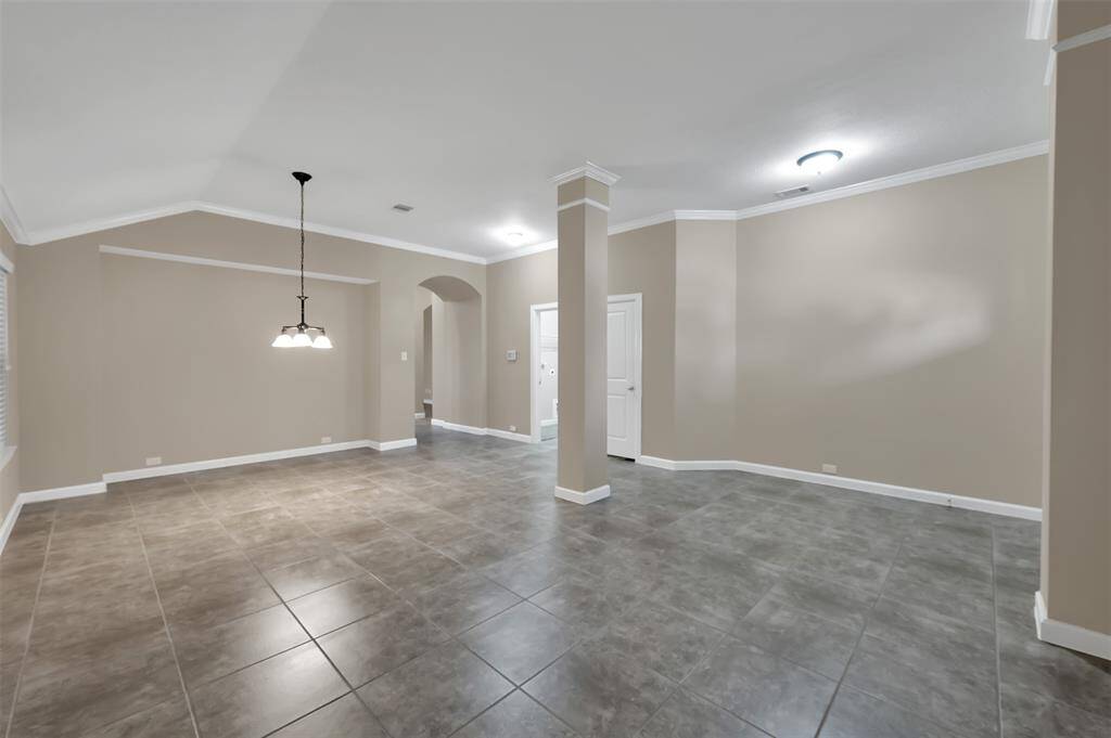 Another angel of the formal dining/office space