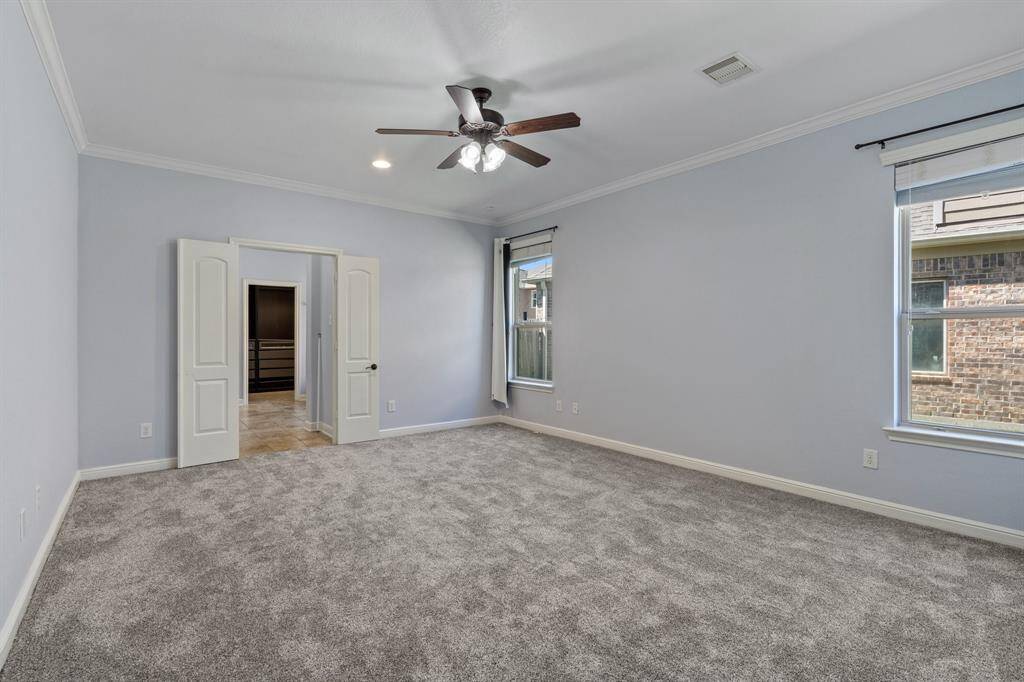 Primary Bedroom, NEW carpet