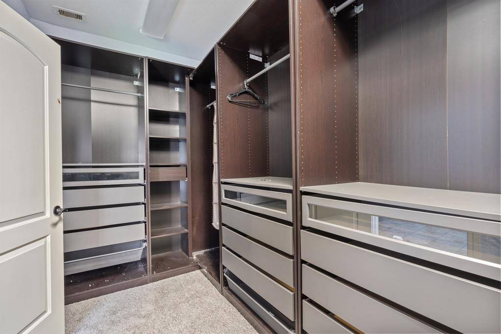 Custom built-ins in closet